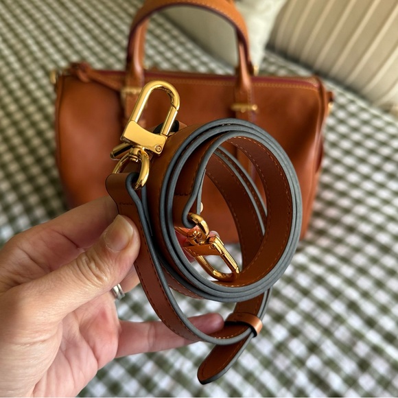 Dooney & Bourke Florentine Olivia Satchel in Natural π - Picture 12 of 12